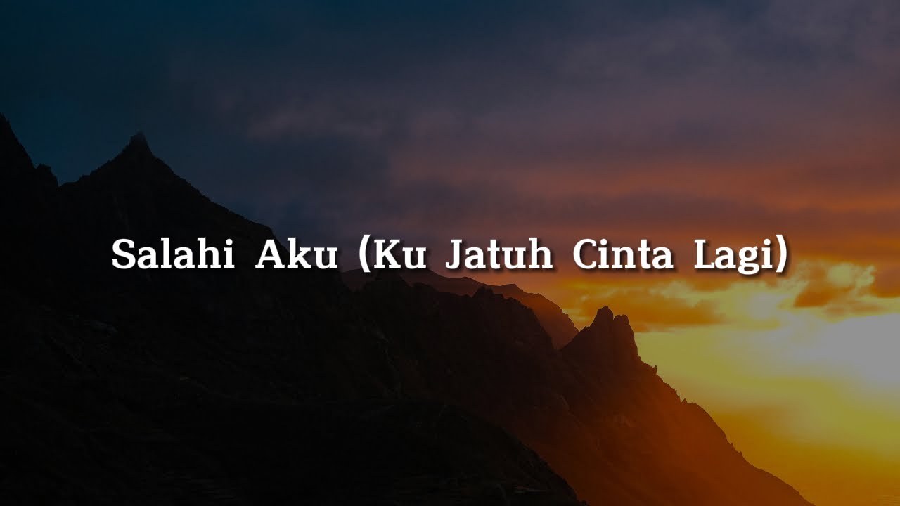 Salahi Aku (Ku Jatuh Cinta Lagi) - Yovie Widianto ft. Andi Rianto & Rony Parulian [Lirik]…(Mix) Yoan