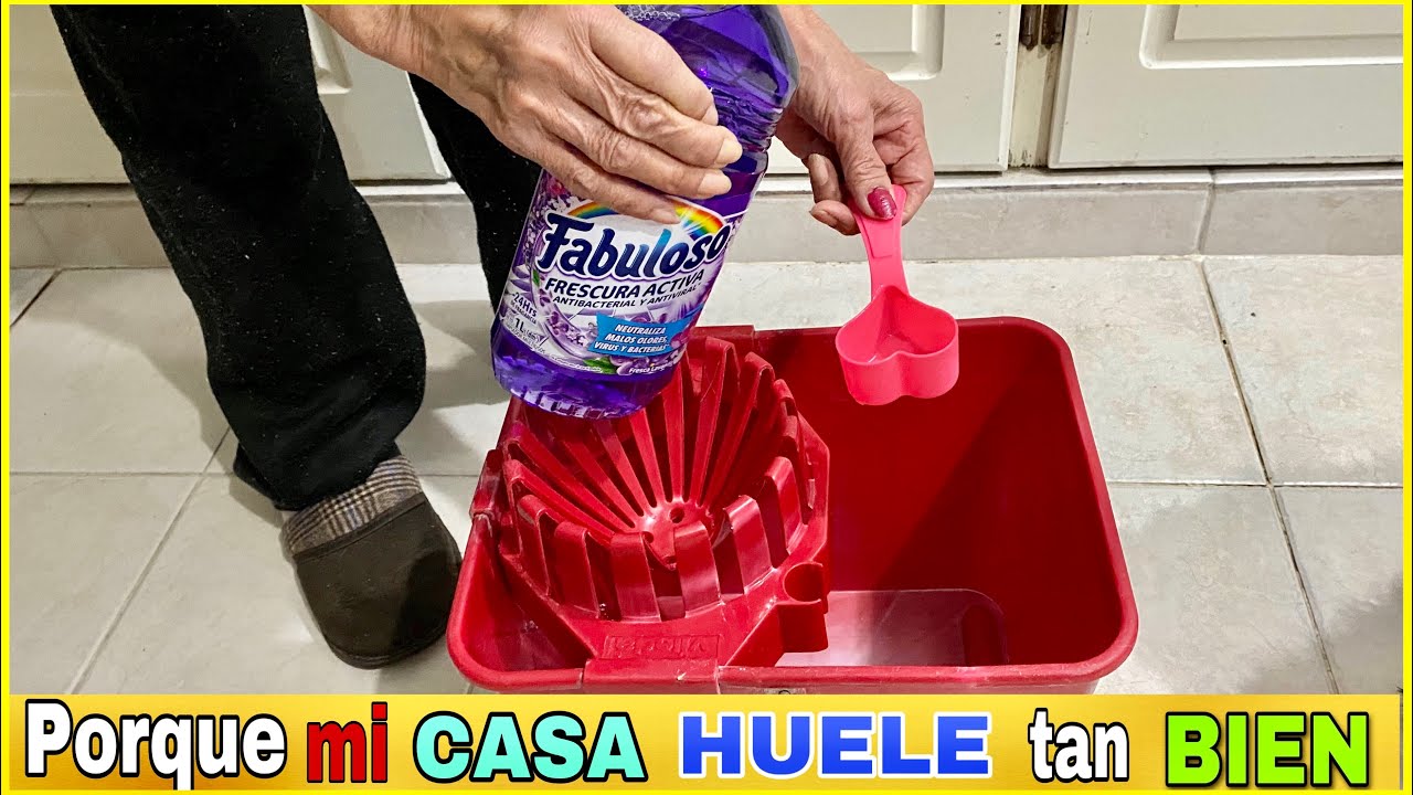 Trapea tu Casa con Esto para que Siempre Huela Bien 🙌 Aquí les reveló el SECRETO!!