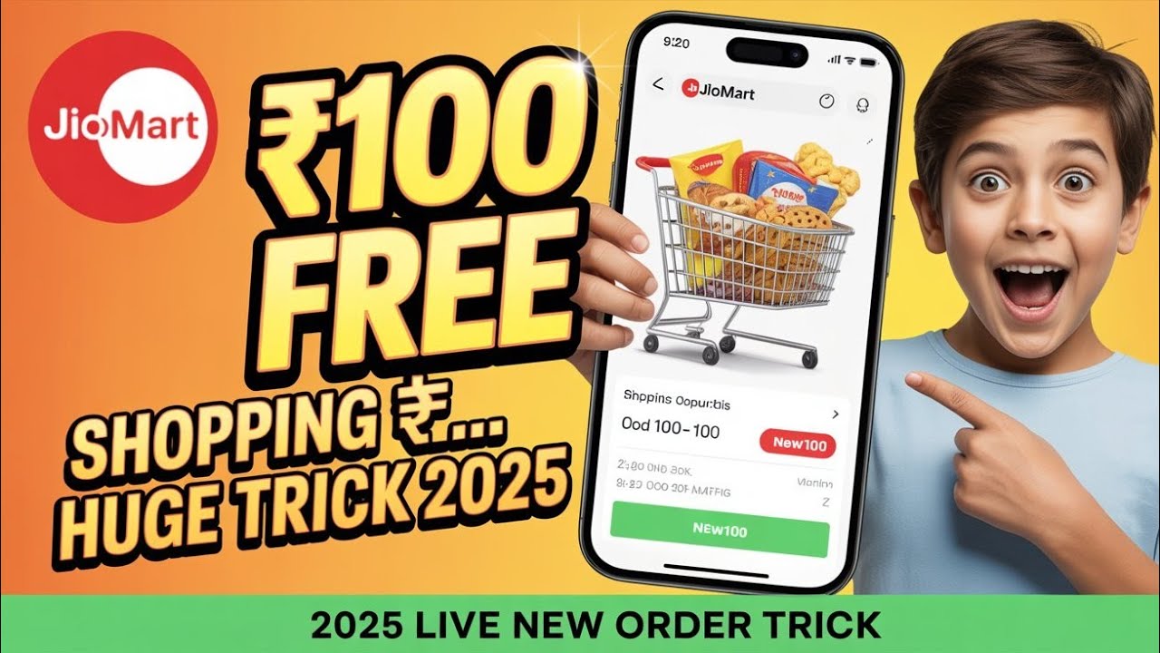 Jio Mart FREE Loot Trick 2025 |₹100 Shopping Free |100% Working Proof |Flipkart Big Billion Day Loot