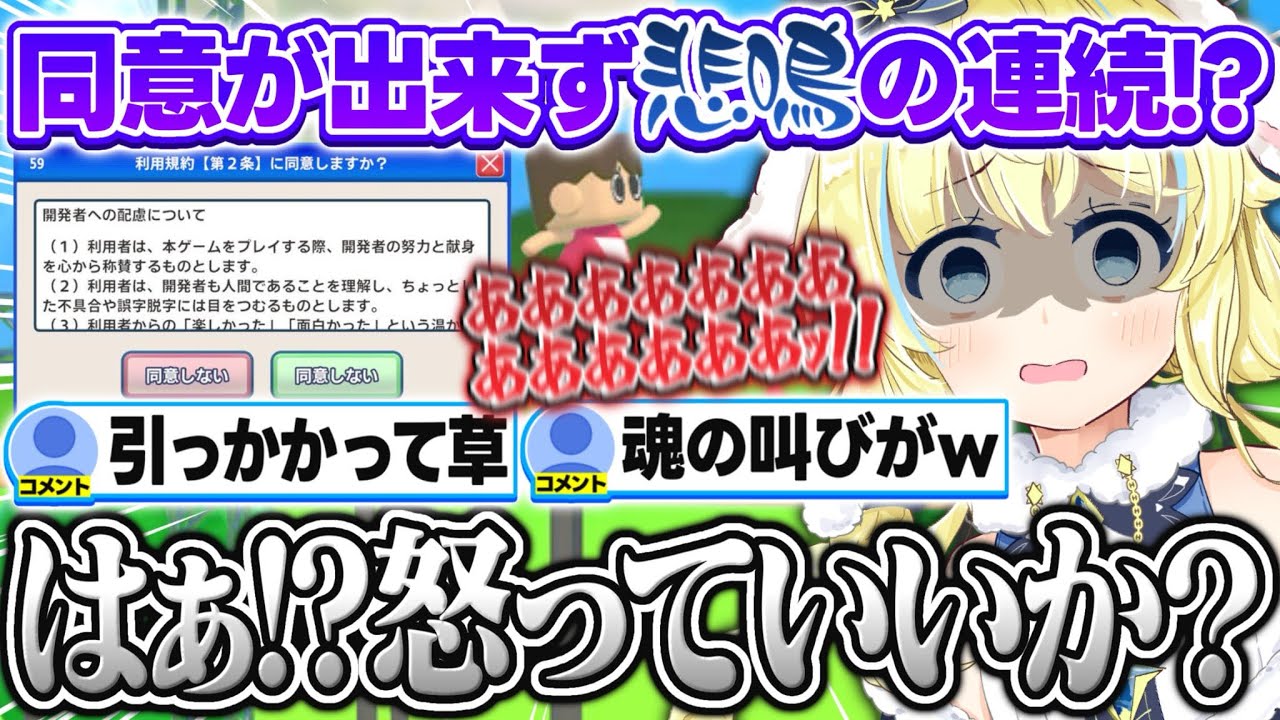 【切り抜き】利用規約に同意したいしたすぎる【星時雨みる】