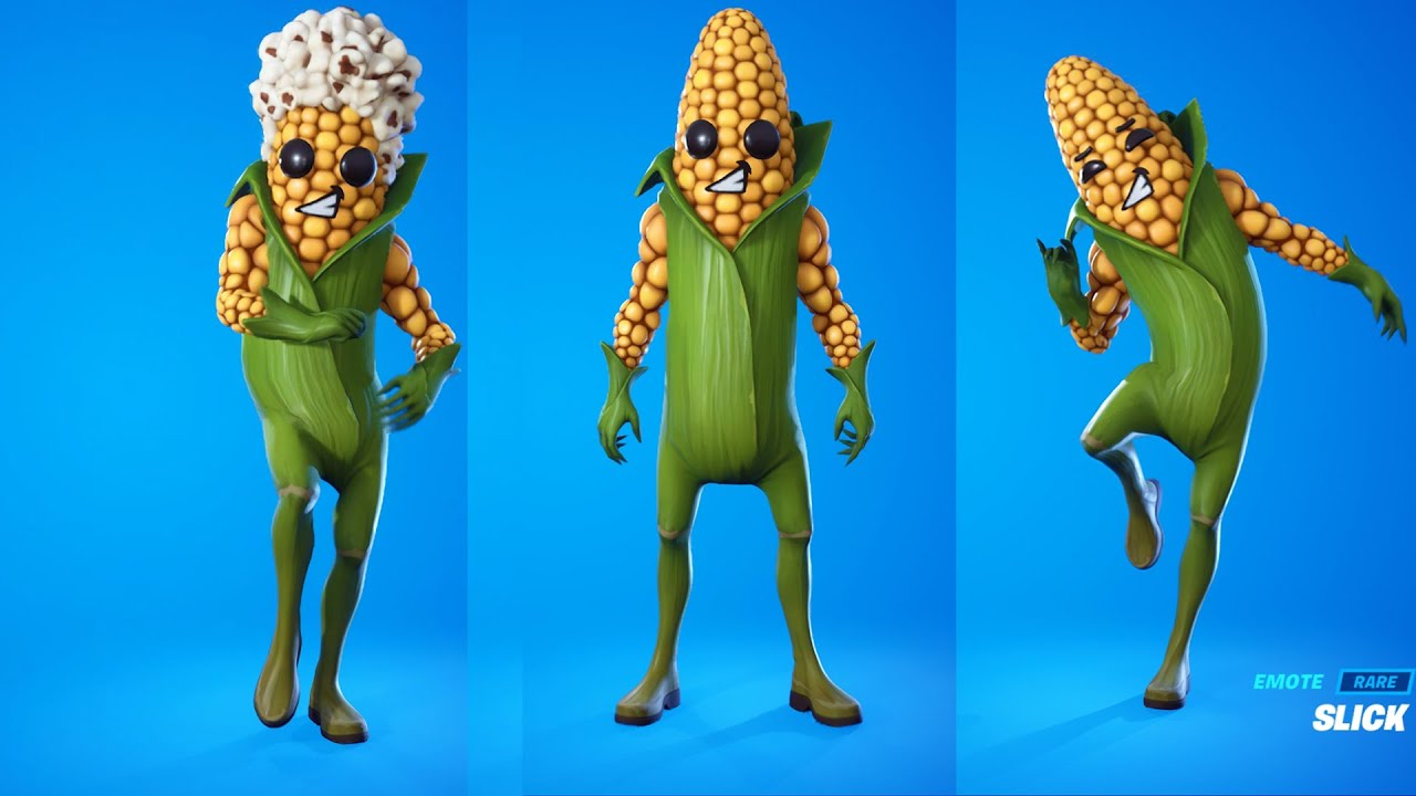 Cobb Skin Showcase with Popular emotes &  Dances | Corn Skin Fortnite