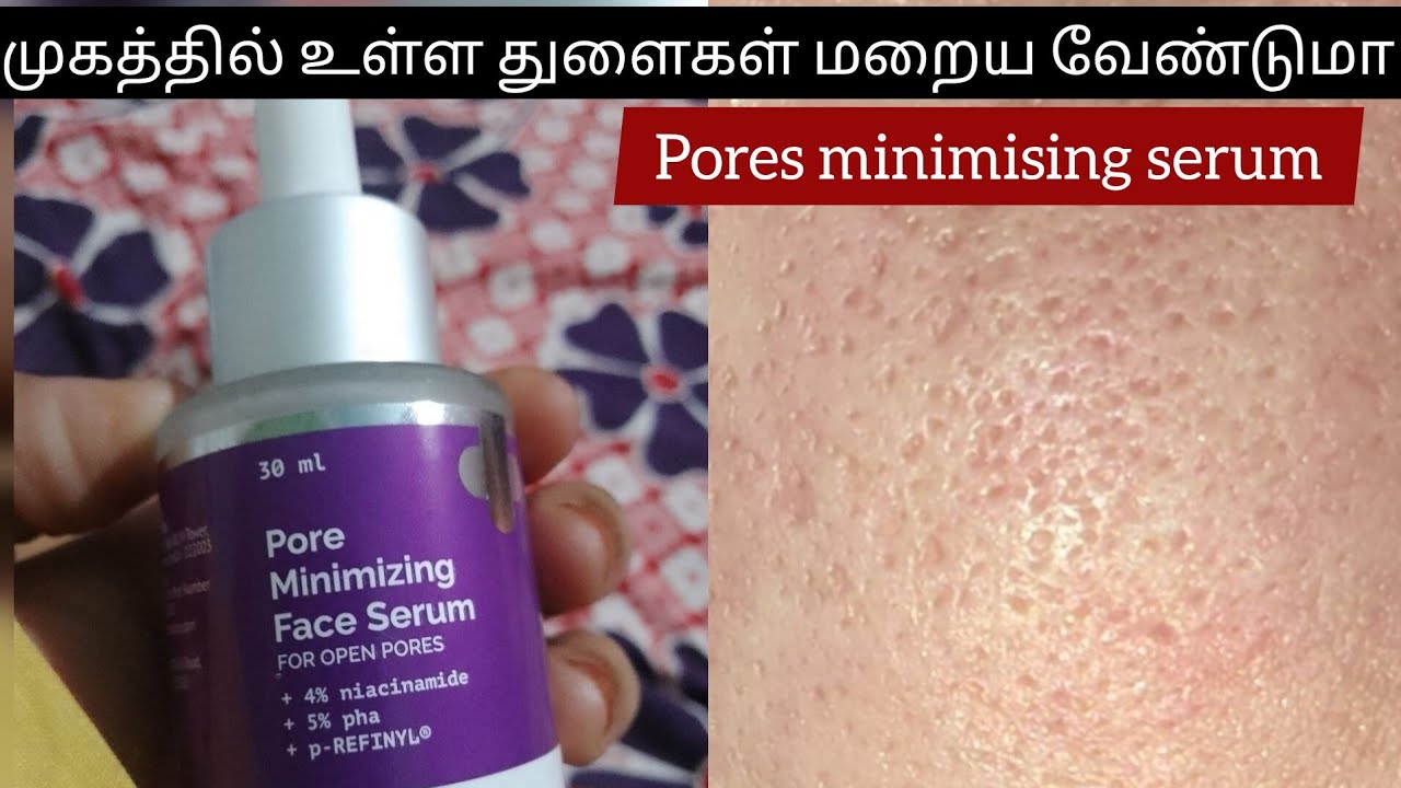 The Derma Co Pore Minimizing Face Serum review in tamil #openpores #niacinamideserum #pigmentation