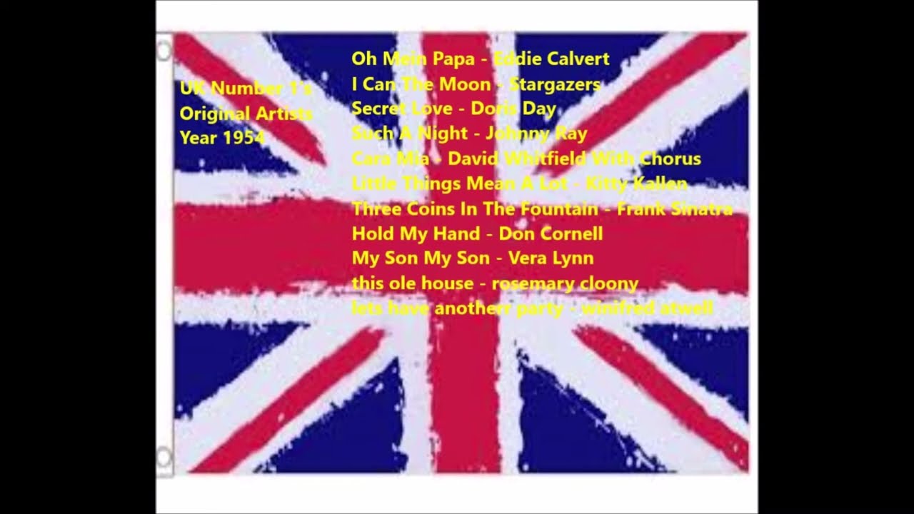 UK number 1 songs from 1954