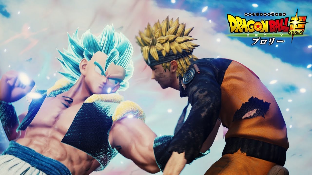 JUMP FORCE - Gogeta Super Saiyan Blue Dragon Ball Super Broly Transformation - PC MOD Gameplay