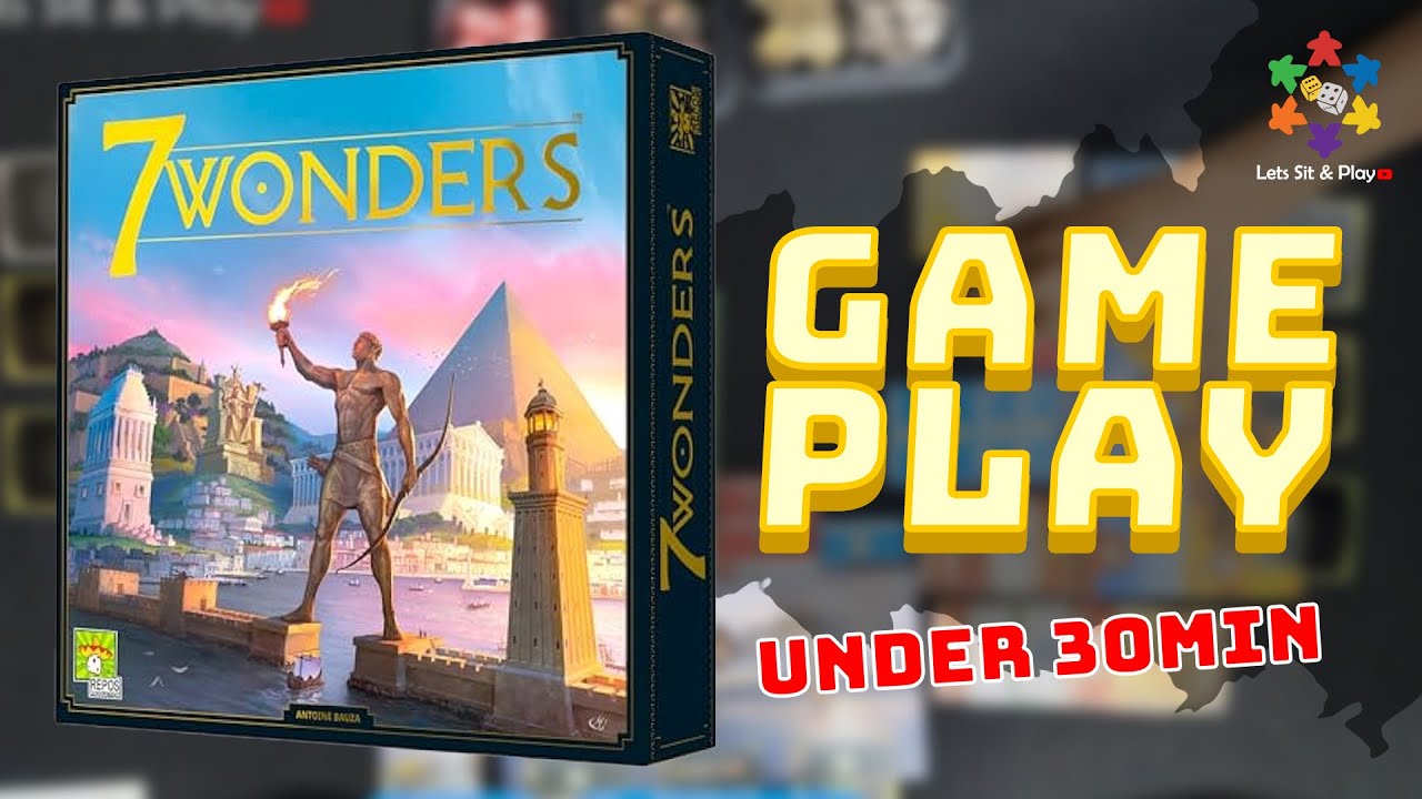 7 Wonders | Gameplay with Tutorial | Let's Sit & Play
