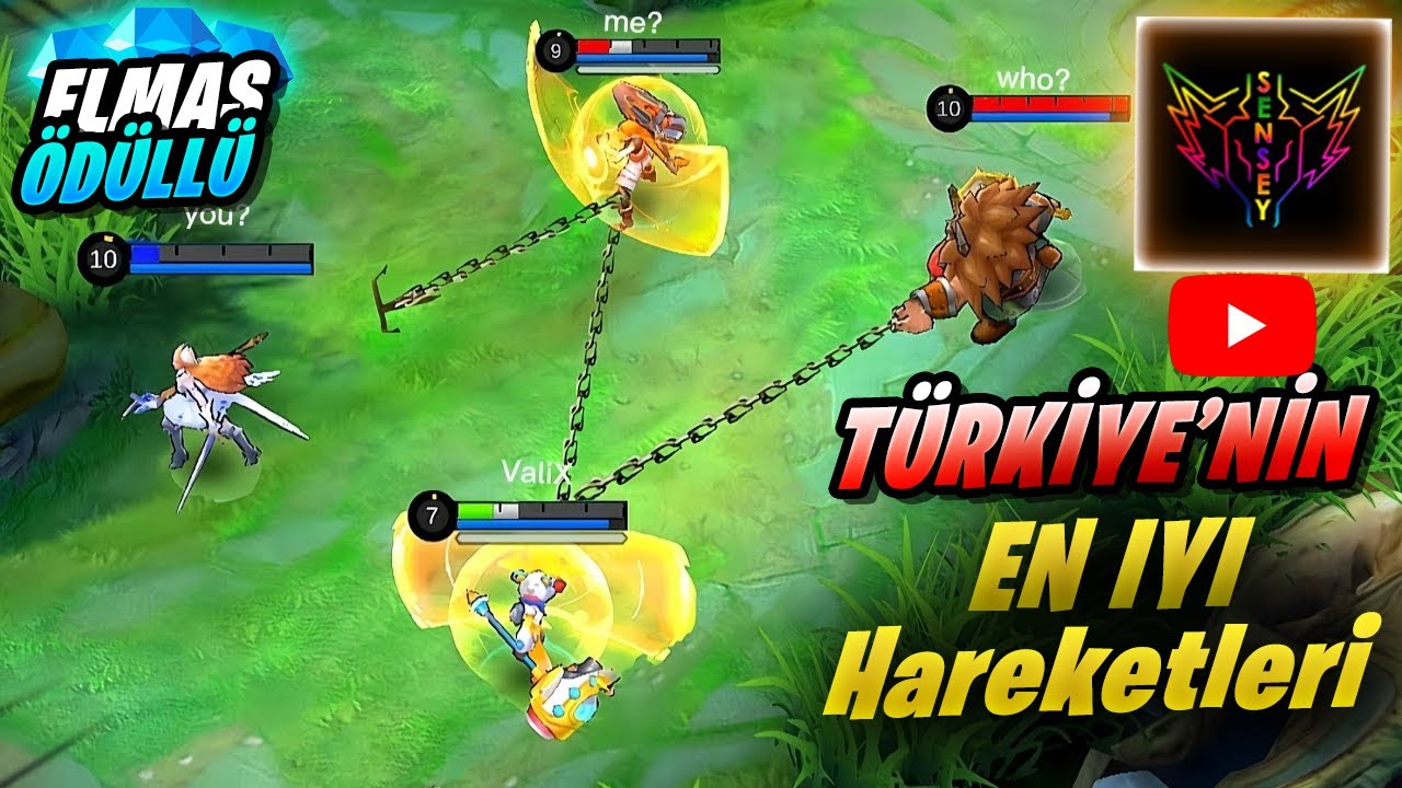 SENSEY ILE BERABER TÜRKİYENİN EN İYİ HAREKETLERİ | Elmas Ödüllü - Mobile Legends