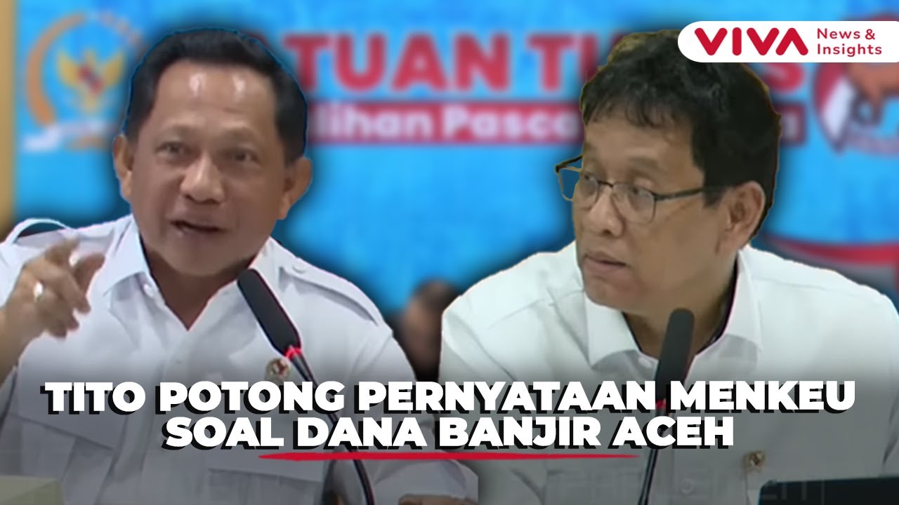 Polemik Dana Banjir Aceh: Tito Bantah Sindiran Purbaya