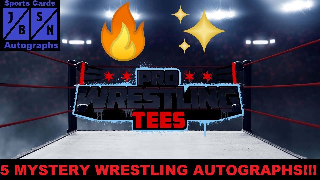 Which Pro Wrestling Autos Did I Get?!? | Pro Wrestling Tees 5 Mystery Autograph Reveal!!!