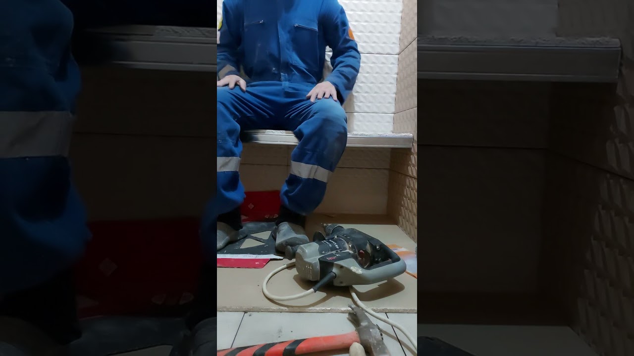 طريقة عمل كرسي معلق في حمام 🛀