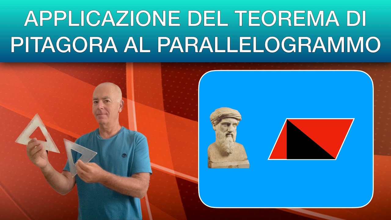 Applicazione del teorema di Pitagora al parallelogrammo