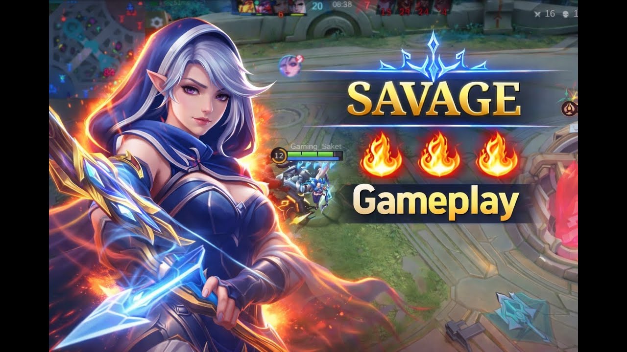 MIYA DOUBLE SAVAGE 😱🔥 | Ranked Match GOD MODE DAMAGE | MLBB