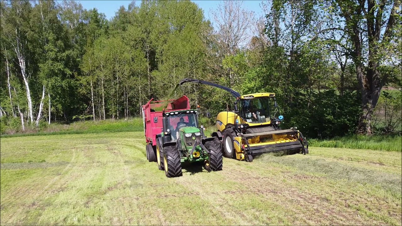 Förstaskörd Bissgården | 2021 | Skaraborg | John Deere | New Holland | Volvo | Sörby mjölk