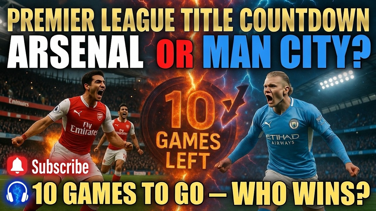 10 Games To Premier League Title: Arsenal or ManCity?