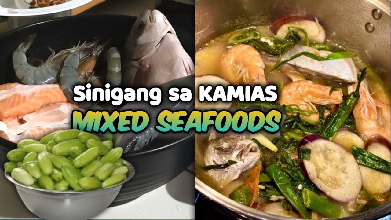 Sinigang sa Kamias Mix Seafoods😋🫰 | Pinoy Homemade Ulam Ideas