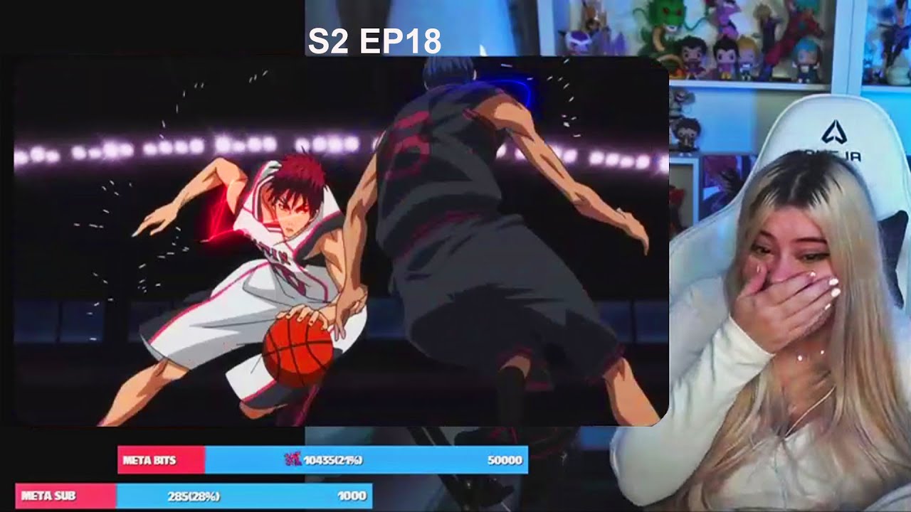 Mariana Alpha - AOMINE ZONA VS KAGAMI ZONA - Kuroko no Basket  2° Temp  EP 18 [REACT]