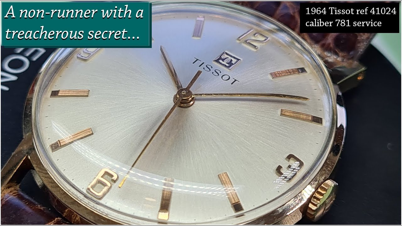 Неходовые винтажные часы Tissot с коварной тайной...