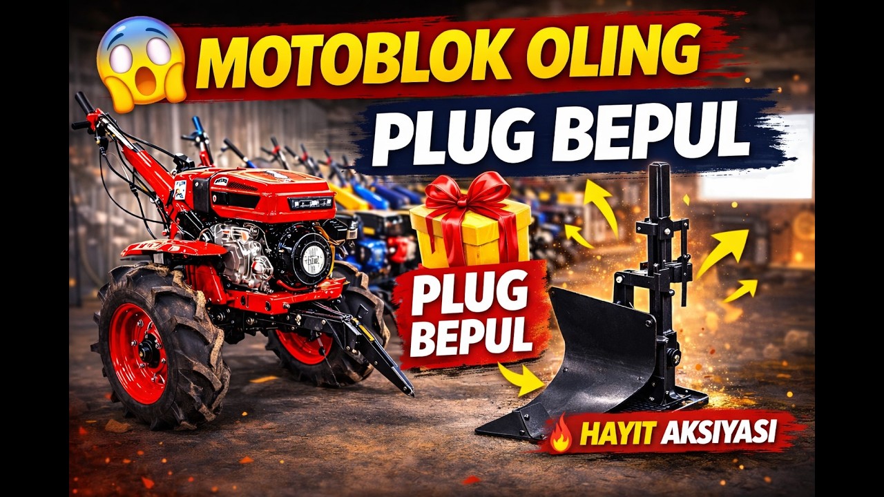 🔥 Hayit Aksiyasi! Motoblok va Motokultivatorlar Katta Chegirmada + Ariq Ochar Plug Bonusga! 🚜