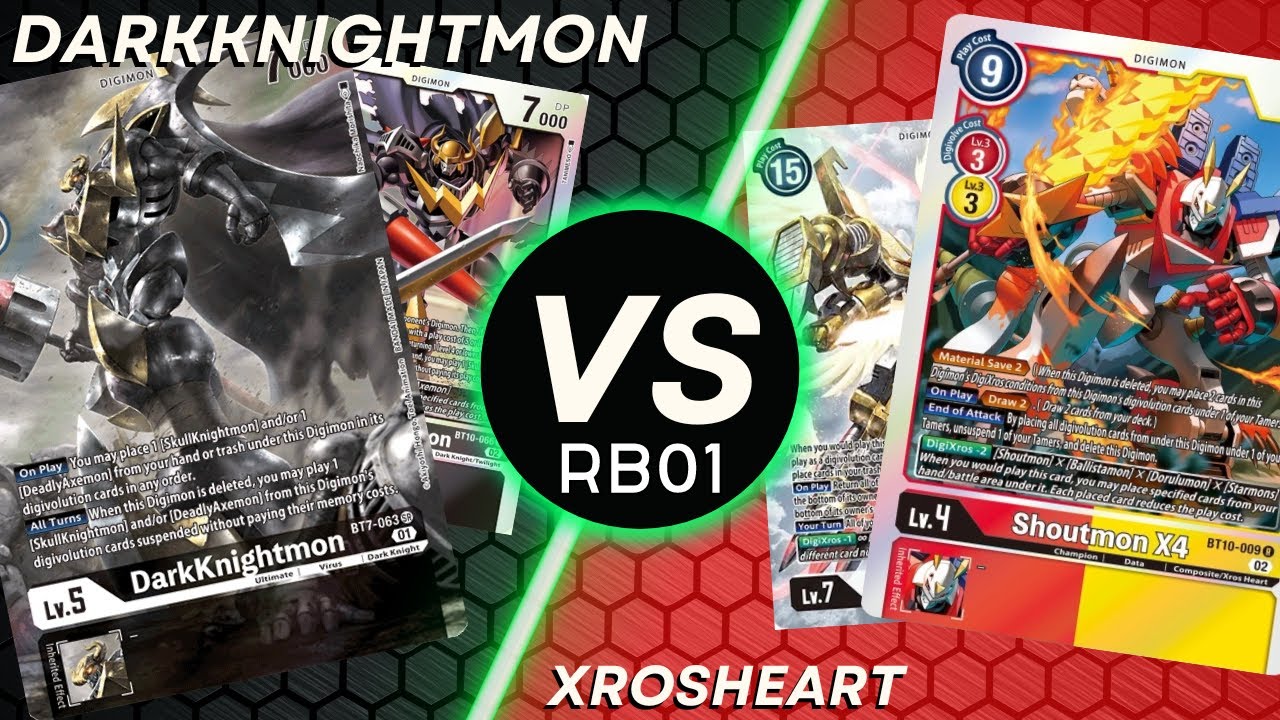 Digimon TCG [BT13] DarkKnightmon VS XrosHeart