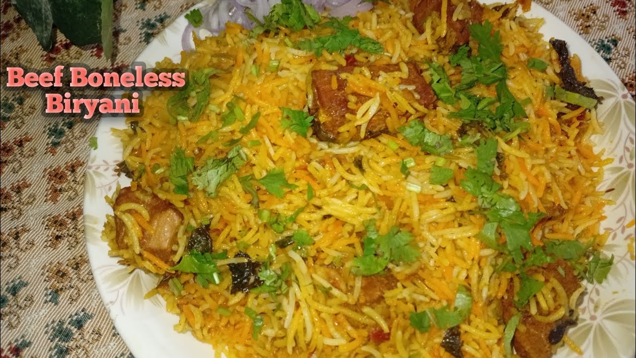#recipe #of #beef #boneless #biryani | mazedar #beef #biryani 