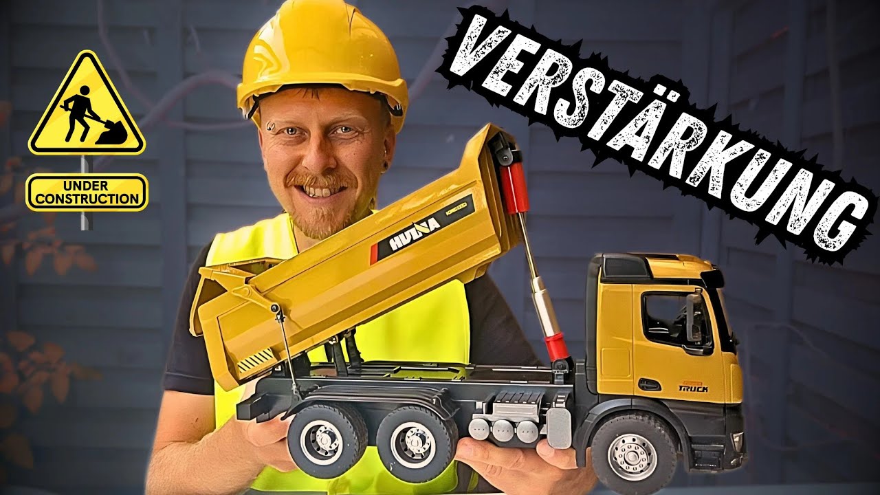 Der HUINA RC TRUCK 1582 - lohnt sich der BAUSTELLEN - LKW wirklich?