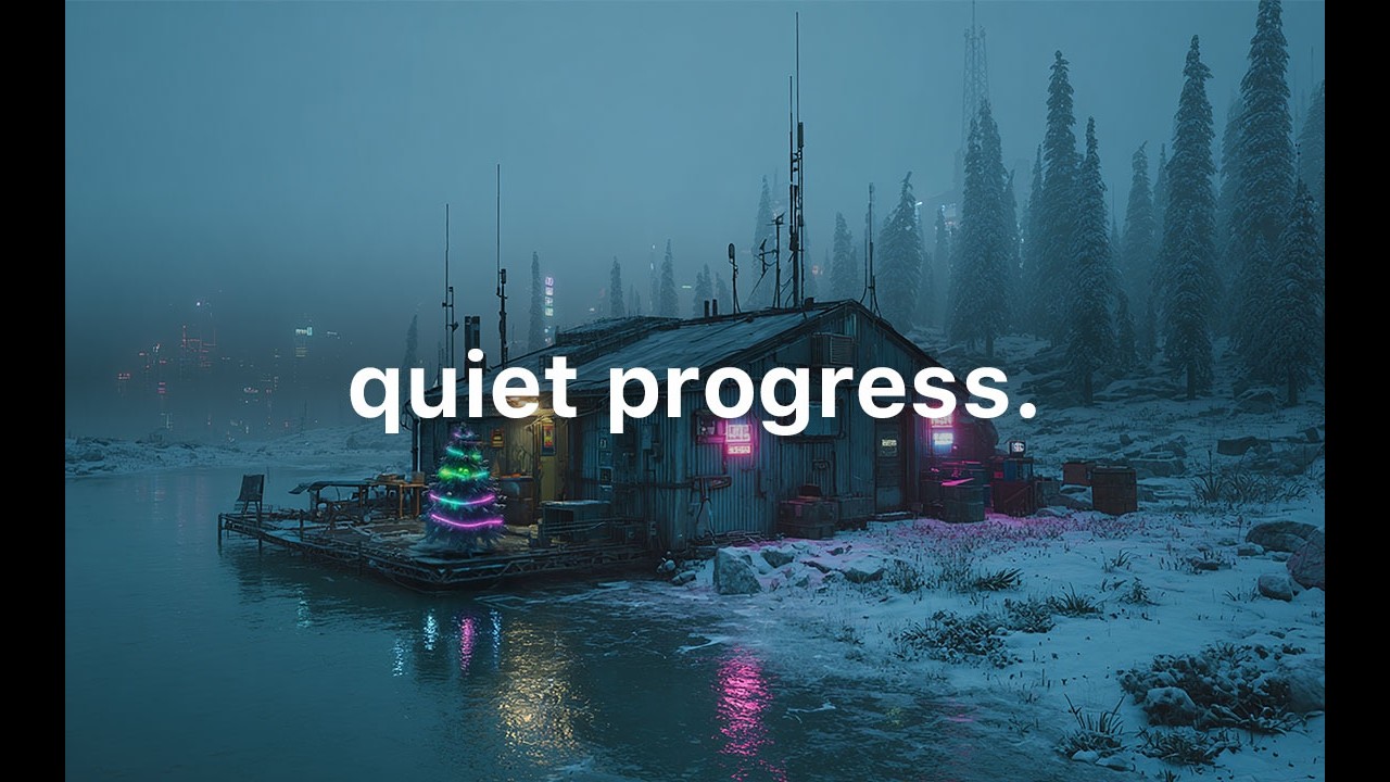 seclusion: ambient cyberpunk cabin for focused clarity