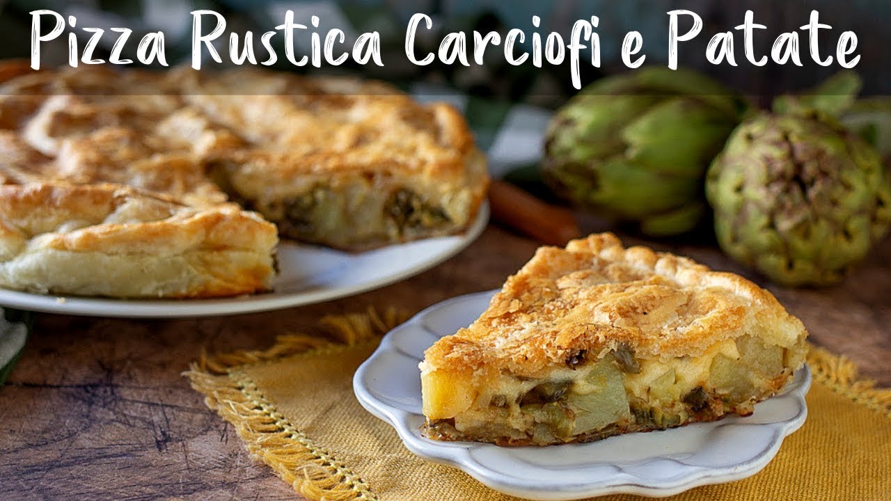 ПИЦЦА ИЗ СЛОЙНОГО ТЕСТА С АРТИШОКАМИ И КАРТОФЕЛЕМ