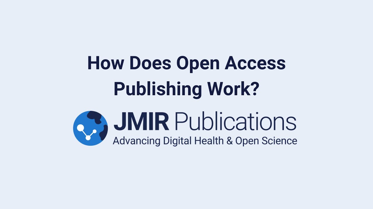 How Does Open Access Publishing Work?