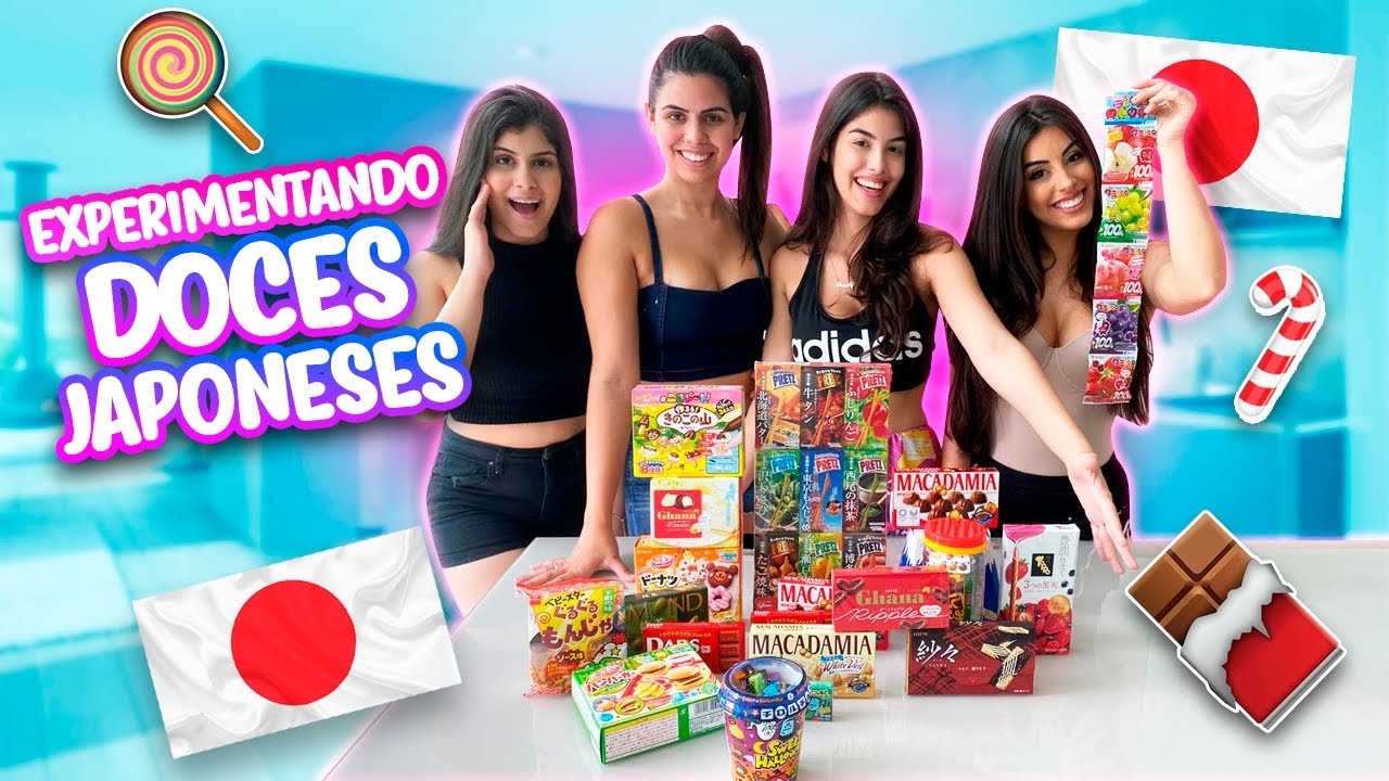 EXPERIMENTANDO DOCES DO JAPÃO COM AS MINHAS IRMÃS!