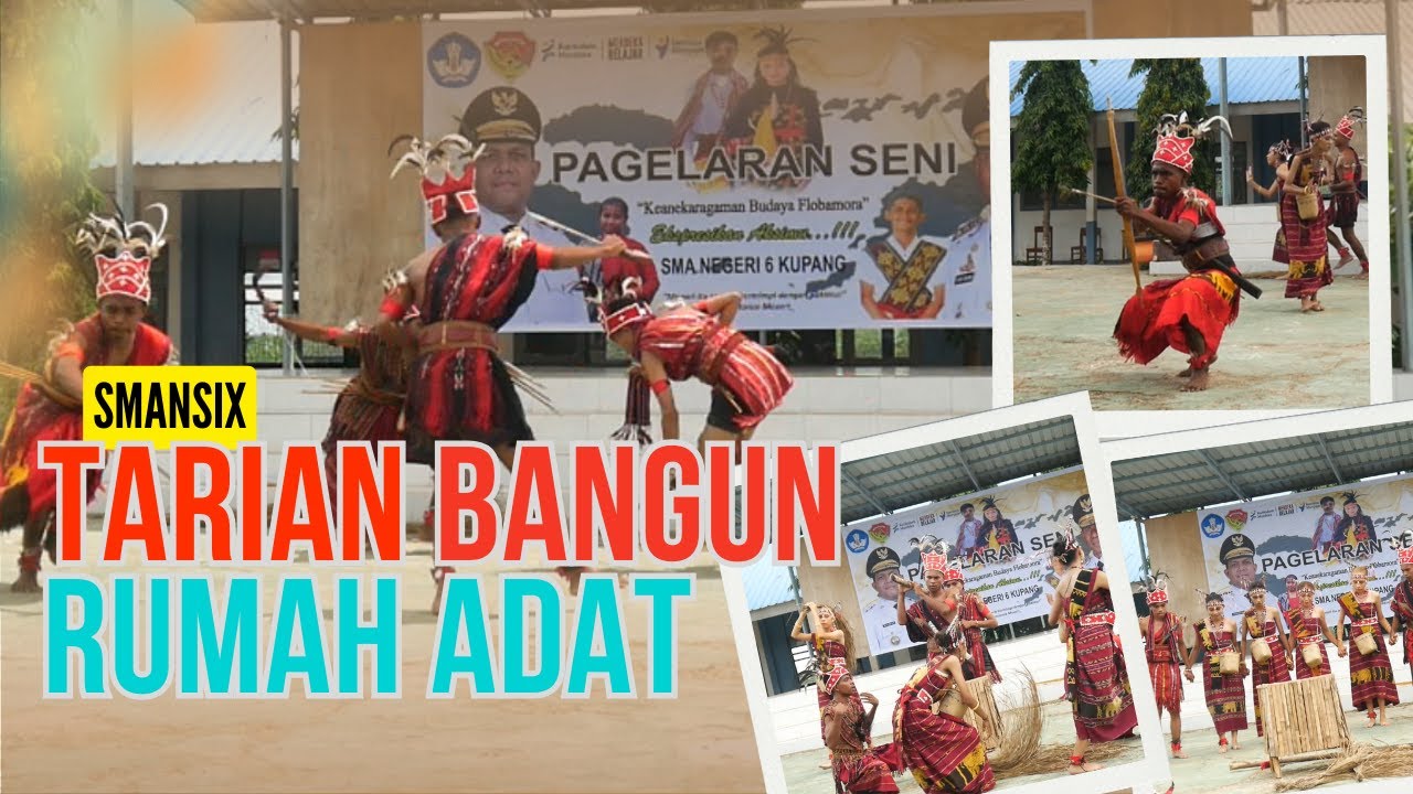 TARIAN BANGUN RUMAH ADAT#pagelaranseni #taritradisionalindonesia