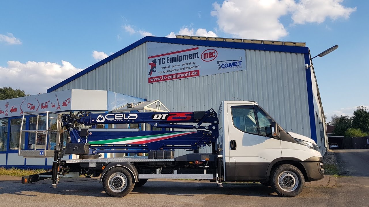 Cela DT25 Lkw Bühne Arbeitsbühne Iveco Daily Truckmount