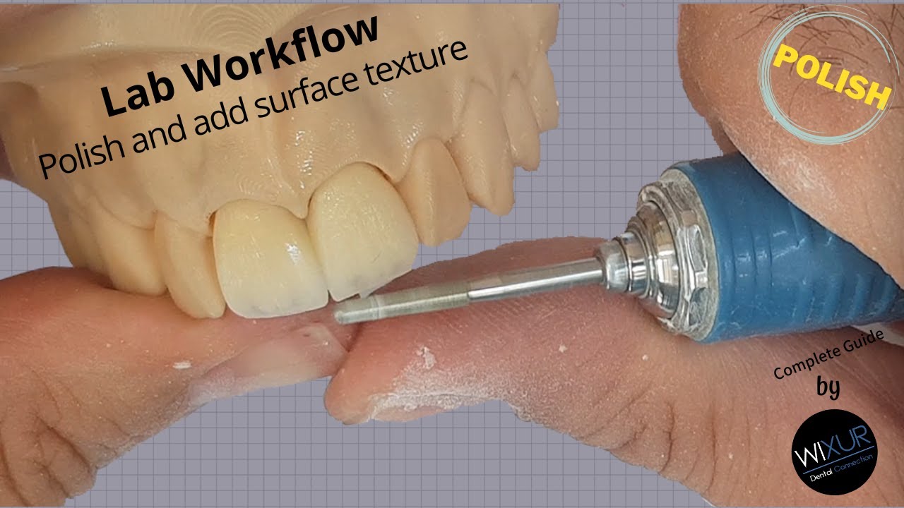 How To Polish & Add Surface Texture On Porcelain