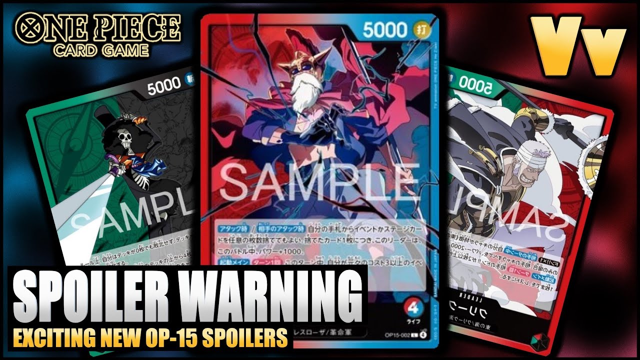 В сегодняшнем видео мы рассмотрим потрясающие спойлеры к One Piece TCG (а также бонусную игру-сим...