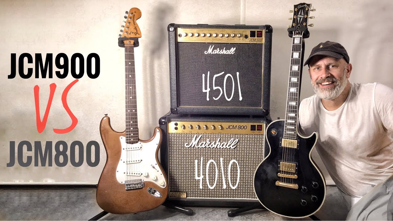JCM800 Vs JCM900 Comparing 2 Classic Marshall Combos with LES PAUL and STRAT!