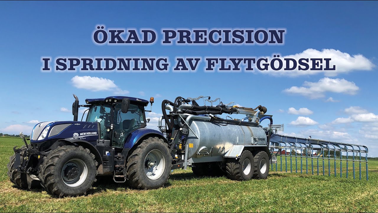 Ökad precision vid spridning av flytgödsel