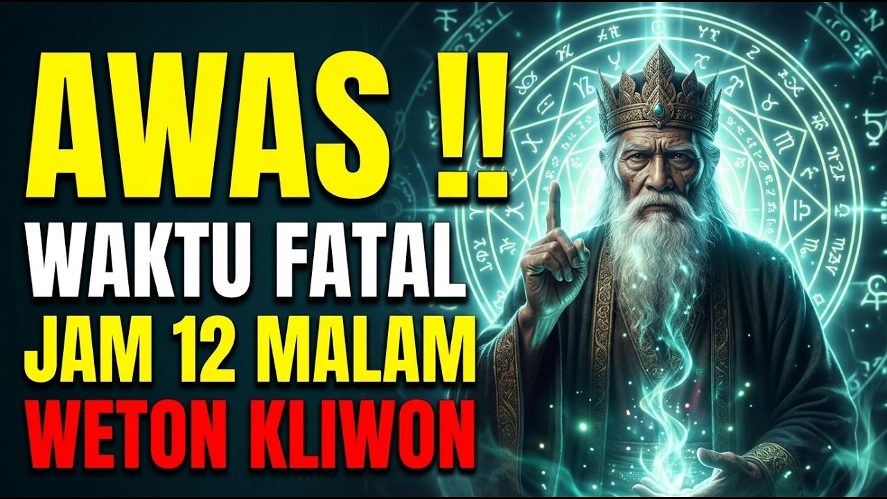 AWAS BANGKRUT‼️ 7 Pantangan Jam 12 Malam Weton Kliwon Penghancur Rezeki (Abaikan Hutang Numpuk)