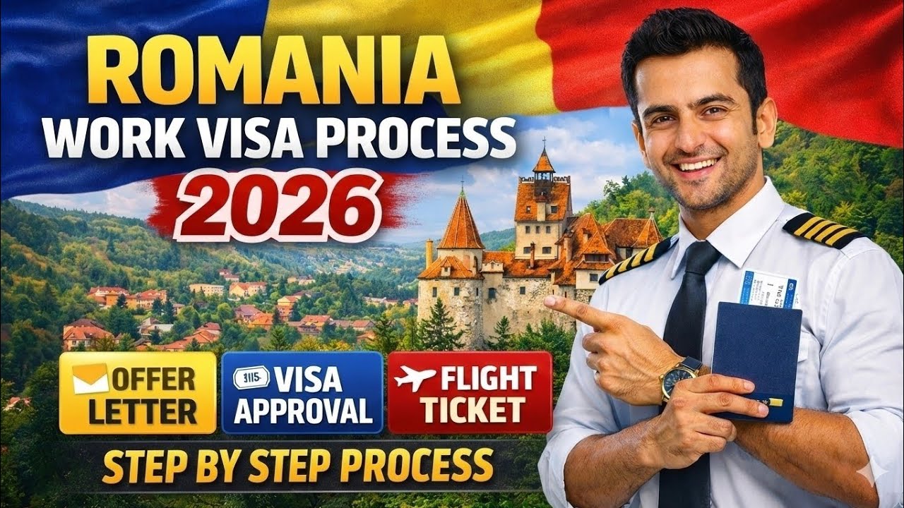  ROMANIA WORK VISA PROCESS 2026 – STEP BY STEP FULL GUIDE 🇷🇴 NEW GOVERNMENT CHANGES AND RULES UPDATE