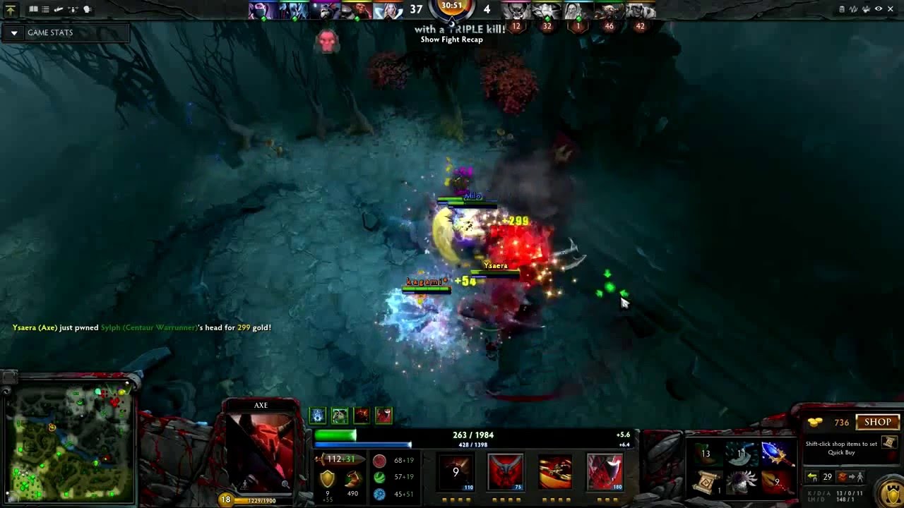 Ysaera Axe 5900 Ranked Gameplay - video pro gameplay in dota 2