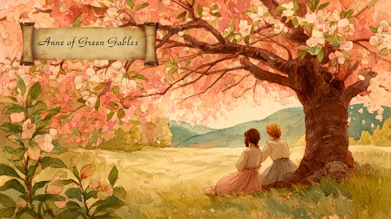 Calm Literary Music ☕️ Inspired by Anne of Green Gables – Beneath the Blossoms