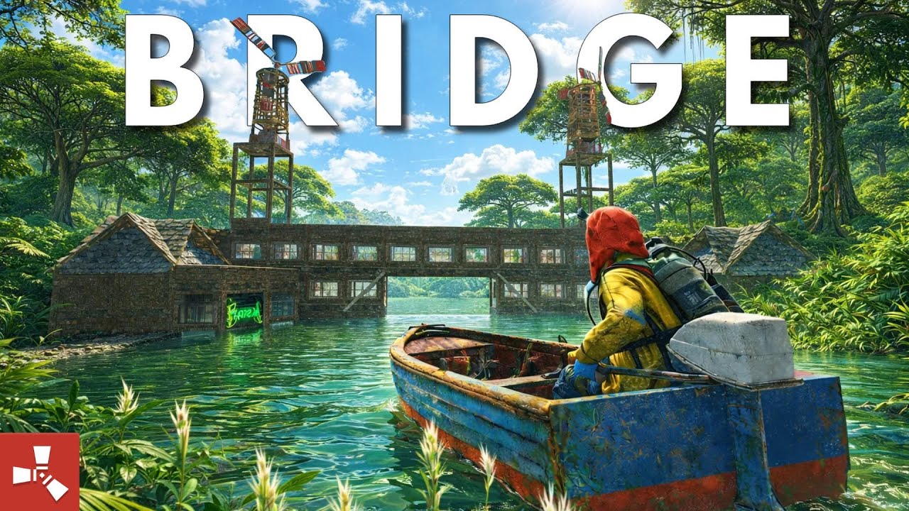 They thought my BRIDGE BASE was a MONUMENT - Solo Rust