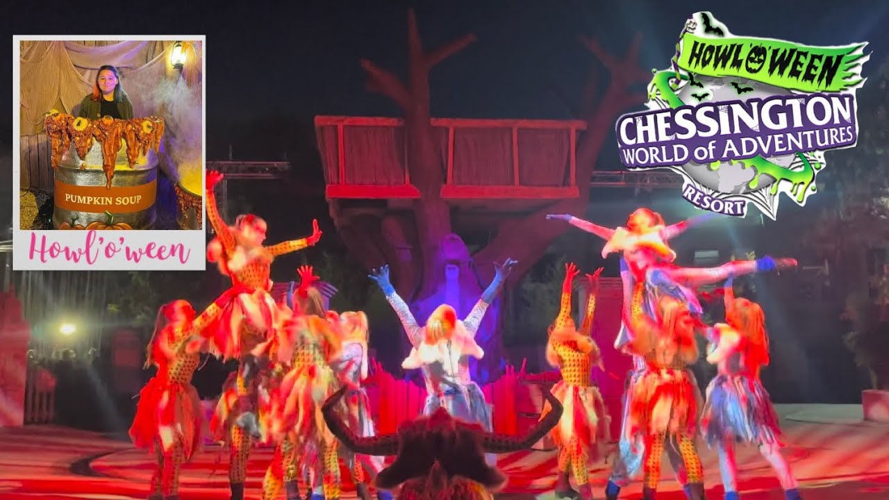 Preview Night At Chessington For Howl’o’ween| Inside NEW Attraction Enchanted Hollow | October 2023