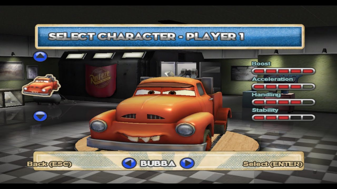 Cars Hi-Octane Generations: ROR Animation Fixes #1 - Bubba
