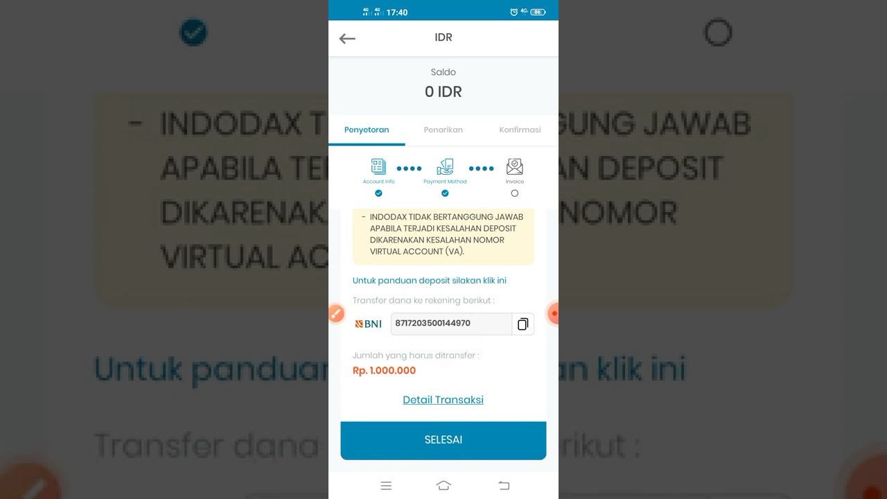 TUTORIAL DEPOSIT IDR KE INDODAX , BELI USDT & DEPOSIT KE BINANCE