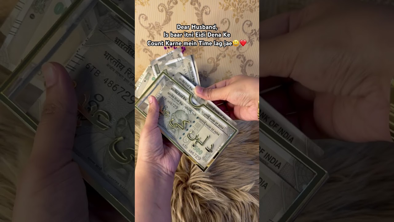 Eidi Envelope for Eid 2025❤️ Eidi Cards❤️