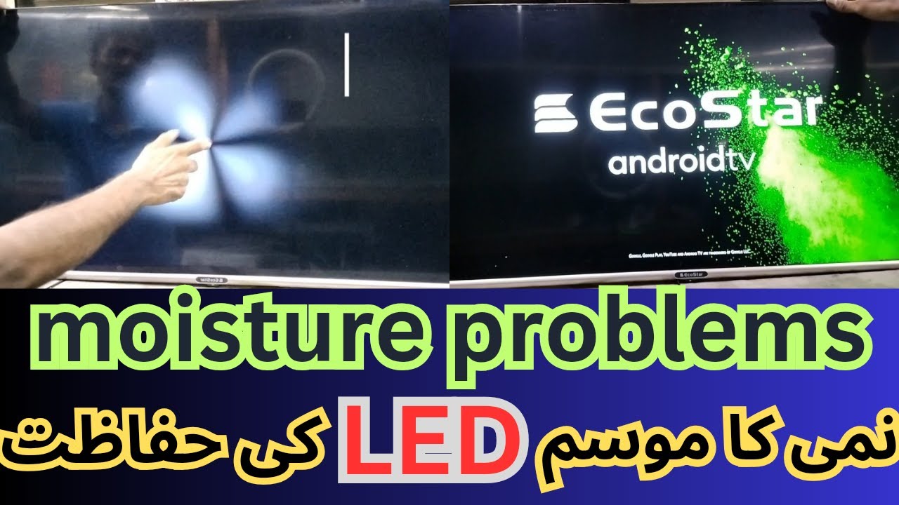 Bleu Screen No Display LED Tv Repair now || ECOSTAR Smart Led tv No Graphics Repair