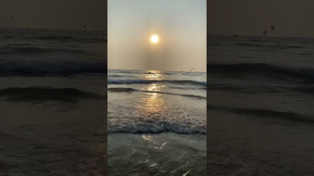Golden hour ✨🌊✨ #bagabeach #goa #sameerabhatia