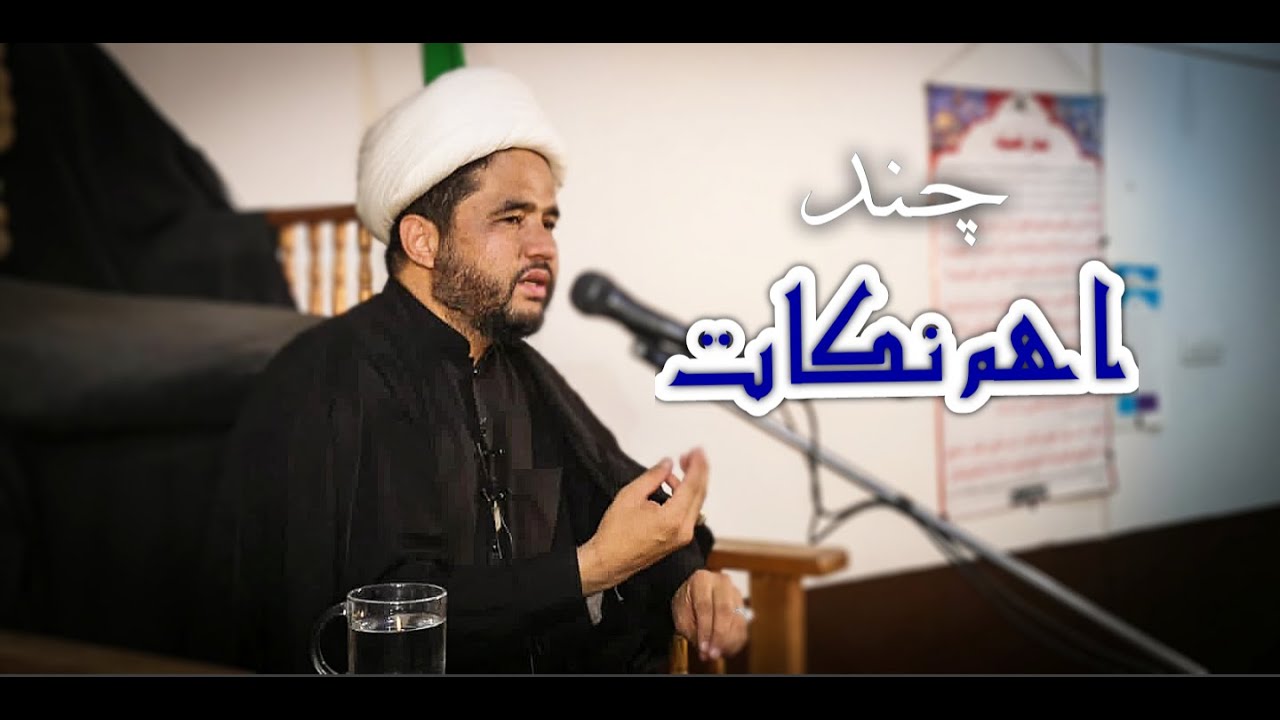 چند اہم نکات  |  ALLAMA DR. MUHAMMAD MUSA HUSSAINI