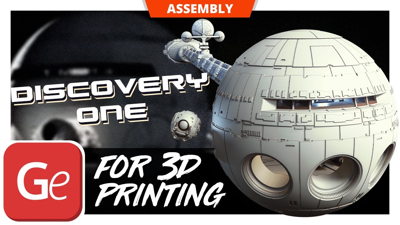 Discovery One 3D Printing Model | Assembly by Gambody