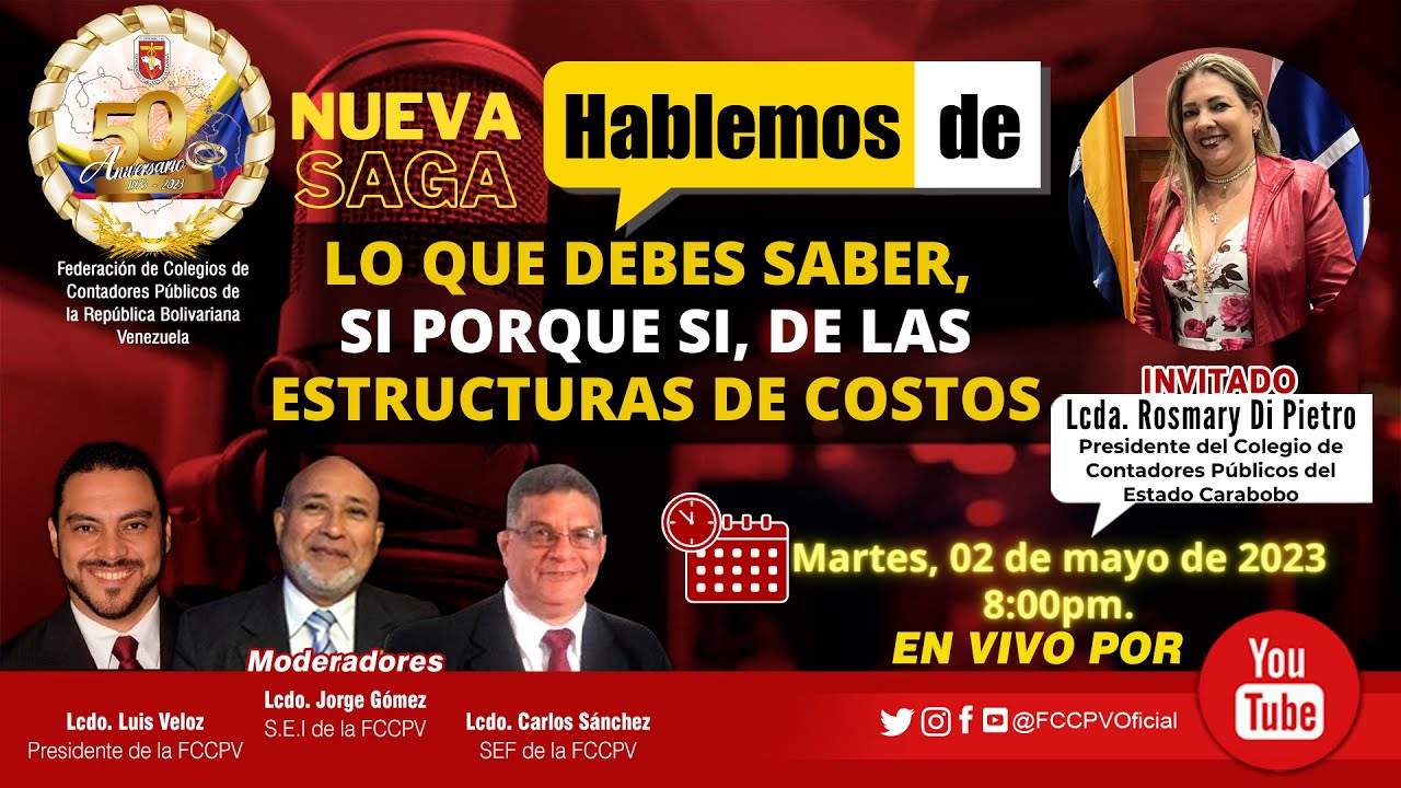 HABLEMOS DE: Lo que debes saber, Si porque Si, de las Estructuras de Costos.