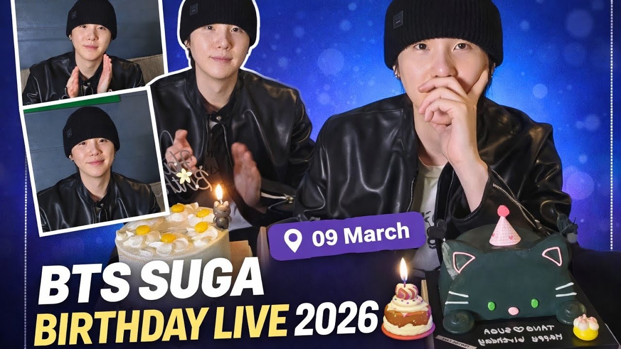 [АНГЛИЙСКИЕ СУБТИТРЫ] 🔴 Прямая трансляция дня рождения Шуги из BTS 2026 🎂 | Празднование дня рожд...