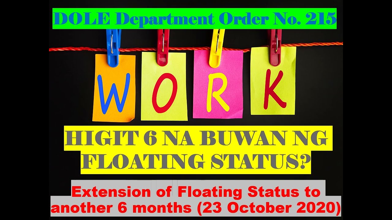 FLOATING STATUS EMPLOYEE / LABOR CODE OF THE PHILIPPINES